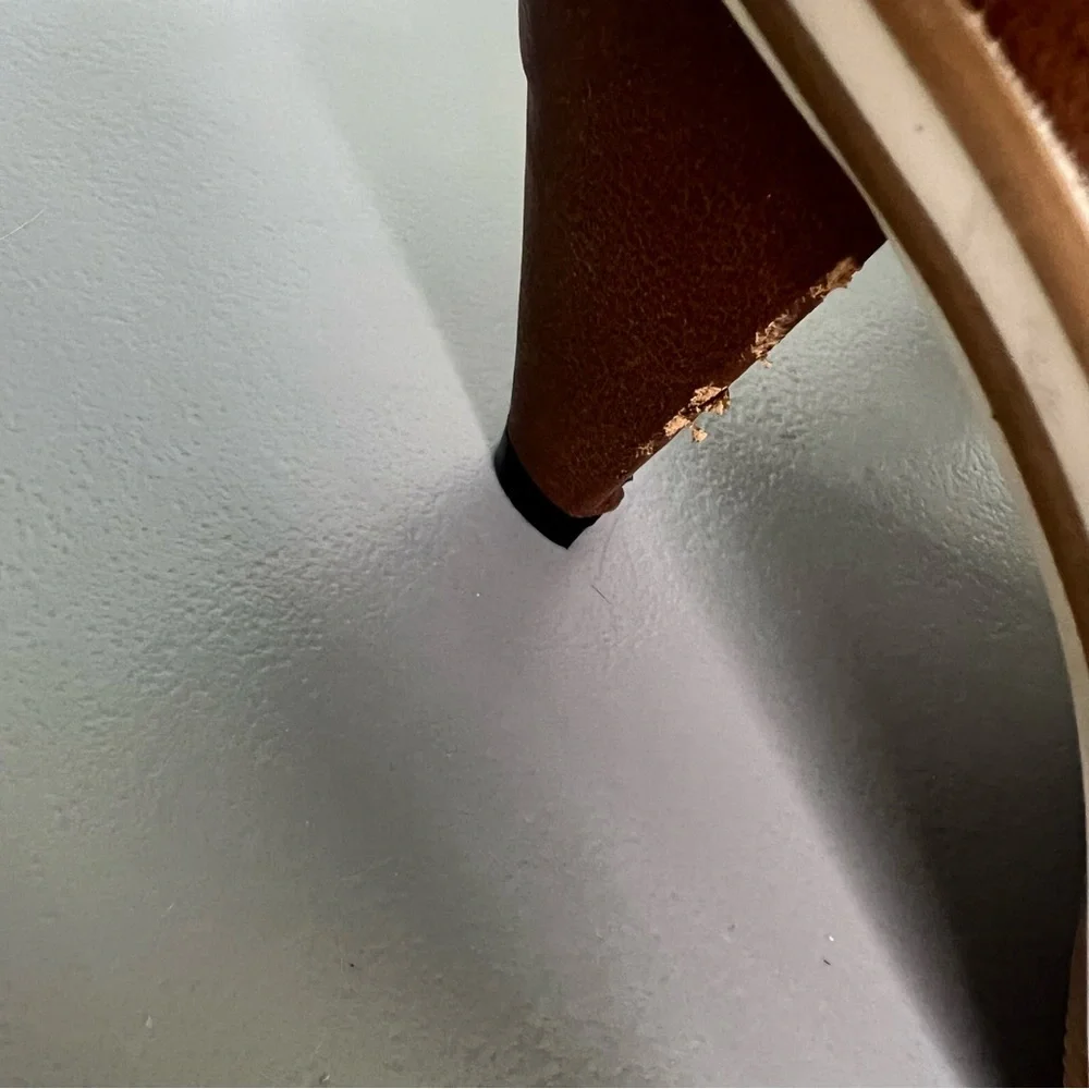 Reneeze Brown Lace Up High Heel Ankle Boots Faux Leather‎ Size  6 - Picture 6 of 11